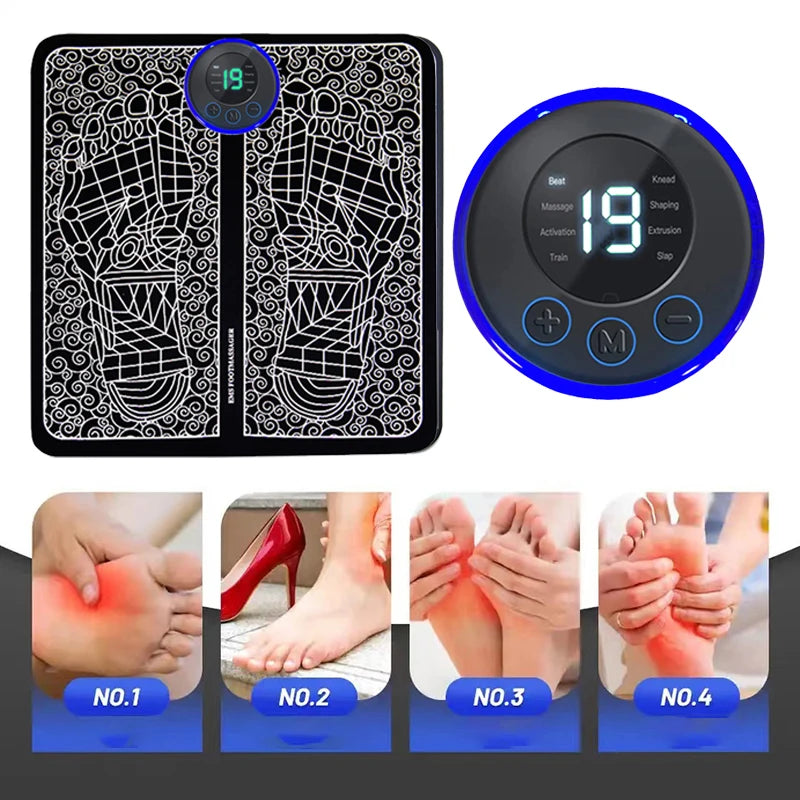 Relax Deeply with our EMS Foot Massage Cushion